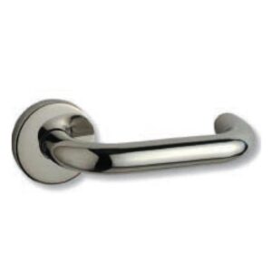 Tubular Lever Handle on Rose