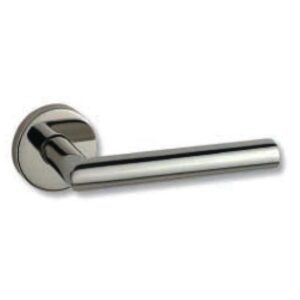 Tubular Lever Handle on Rose