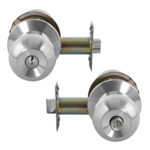 Entrance Knob Set - Silver