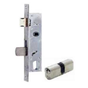 Mortice Lock For Metal Frame With Oval Cylinder