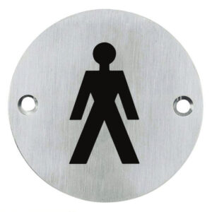 Men Round Sign Plate