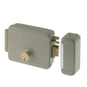 Electric Rim Locks with Reversed Latch for Gates