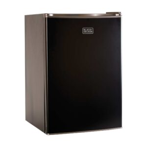 2.5 Cu. Ft. Energy Star Refrigerator with Freezer, Black
