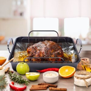 Large Turkey Roasting Pan with Rack