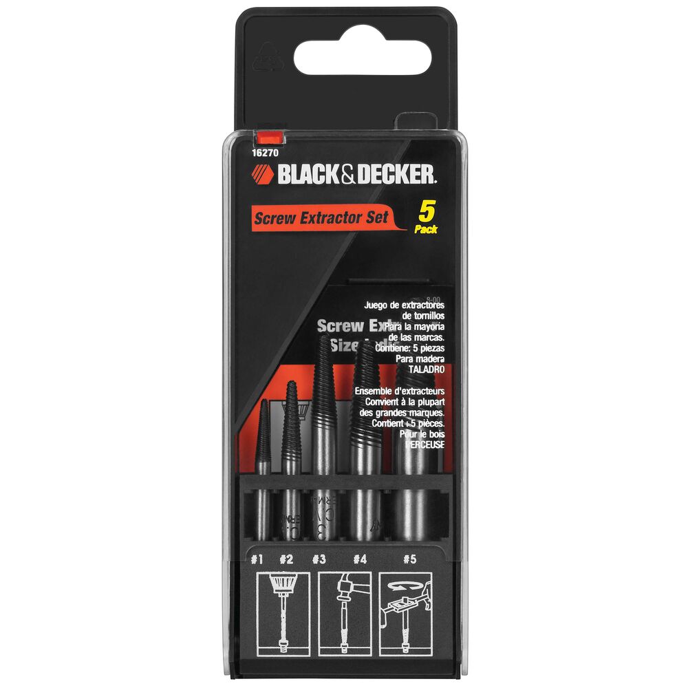 Screw Extractor Set, 5-Piece - Image 2