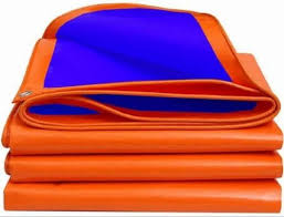TARPAULIN  ORANGE / BLUE