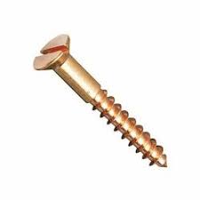 WOODEN SCREWS SLOT/  FILL BRASS/BP/GI