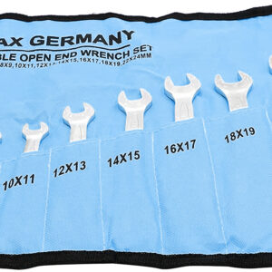 Double Open Wrench Set MM 8pc